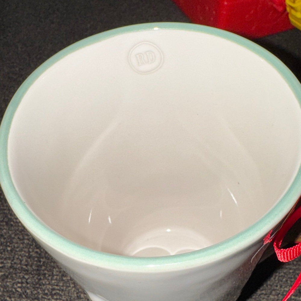 Peanuts/Rae Dunn NWT Snoopy Mug - White with Red and Yellow Accents - Picture 5 of 5